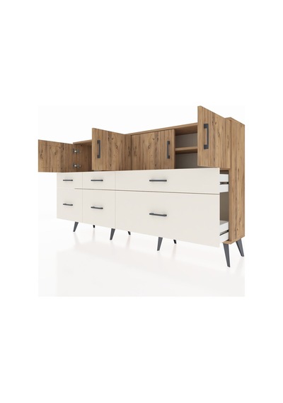 Arges Konsol 4 Raflı 6 Çekmeceli 4 Kapaklı 176x30x99 Çam-çam/aytaşı Atlas Çam/aytası - Atlas Çam Arges Konsol 4 Raflı 6 Çekmeceli 4 Kapaklı 176x30x99 Çam-çam/aytaşı Atlas Çam/aytası - Atlas Çam