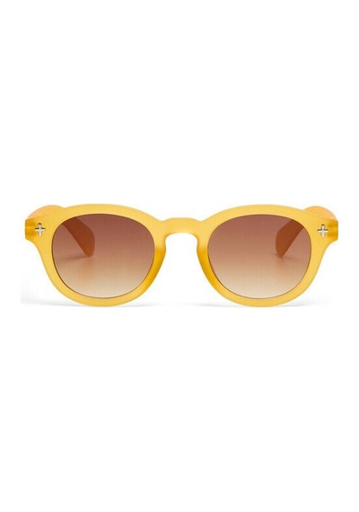 Okkia Milano Unisex Güneş Gözlüğü Sarı / Lens: Kahverengi Gradyan Sarı
