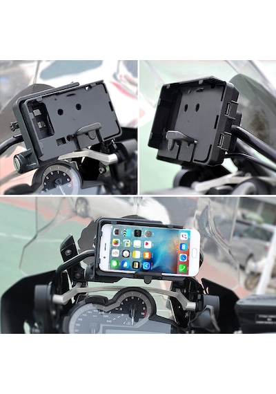Bmw Gs Ve Sxr Navigasyon Telefon Tutucu Usb Şarj