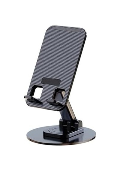 Ht-a10 Masaüstü Telefon Tablet Tutucu Stand Taşınabilir Portatif Metal Taban 360 Derece Dönebilir
