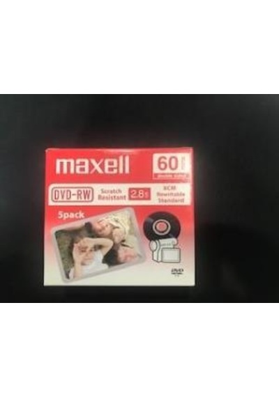 Maxell Dvd-Rw 2.8Gb 8Cm Rewritable Standar Kamera  Dvd
