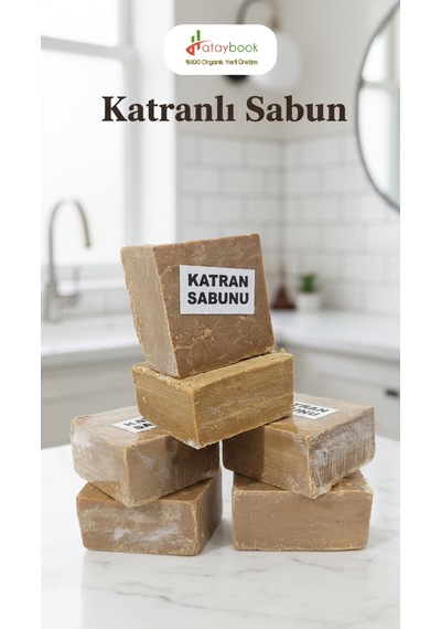 Ardıç Katranı Sabunu 6 Adet 1 Kg Kepek Doğal