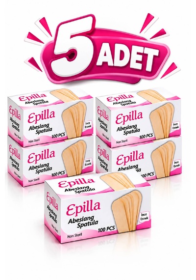 Epilla Abeslang Tahta Dil Çubuğu -ağda Çubuğu-500 Adet