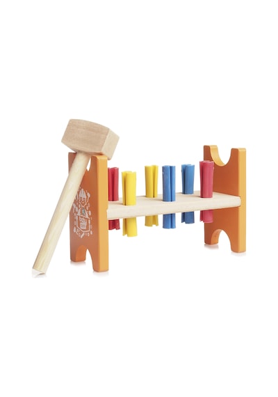 Baby Toys Ahşap Bebek Çak Tak Oyunu