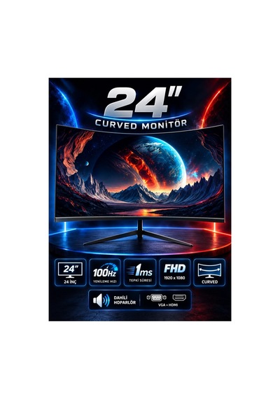 J-Tech V2 i5-14400F 16 GB 512 GB SSD 8G RX580 24" Free Dos Masaüstü Oyuncu Bilgisayarı