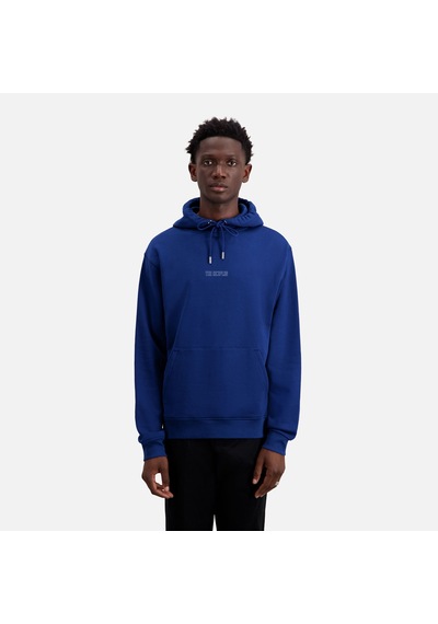 The Kooples Erkek Kapüşonlu Baskılı Mavi Sweatshırt