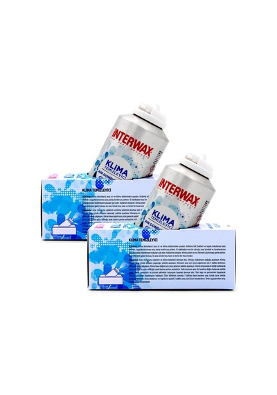 Interwax Limon Kokulu Klima Temizleyici Klima Fresh 2 x 150 ML
