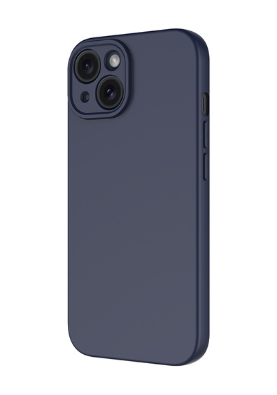 Apple Uyumlu iPhone 15 Kılıf Klfs Mara Lansman Kapak - Lacivert Lacivert