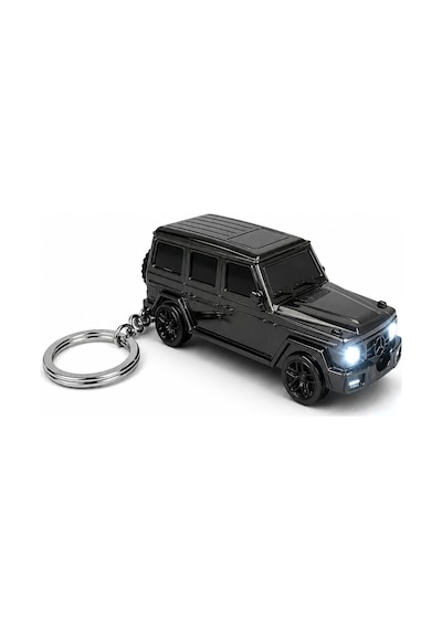 Metal Arazi Aracı Tasarımlı Gazlı Anahtarlıklı Çakmak Alev Ayarlı Dekoratif Model Koyu Gri