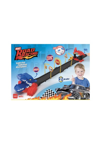 Mgs Toy Factory Smartwhells Ejderha Pisti Arabalı - 2 Adet Tarı
