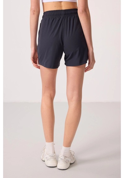 Tommy Life Rahat Form Kadın Şort Siyah 91014 Siyah