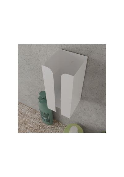 Metal Beyaz Güçlü Yapışkanlı Organizer Peçetelik,dispenser Mutfak Banyo Peçetelik Mt107b Çok Renkli