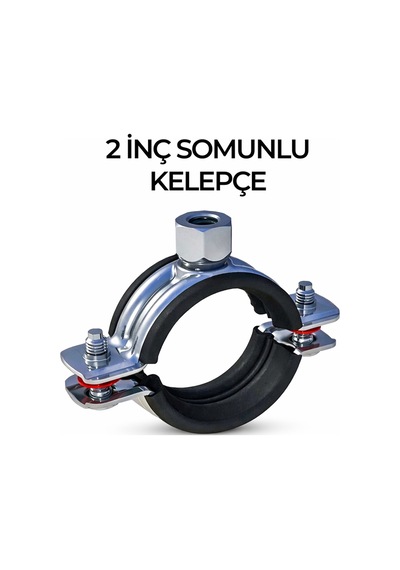 Dayanıklı 2 İnç Somunlu Kelepçe Boru Ve Hortum Sabitleme Aparatı