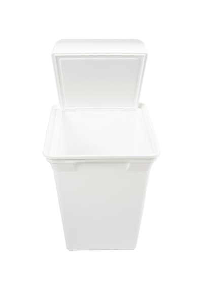 Qutu Q-Trash Bın 20 L Beyaz Çöp Kovası Beyaz