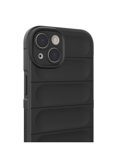 Goocamp Apple iPhone Uyumlu 14 Kılıf Esnek Tpu Oyuklu Arka Yüzey Tasarımlı Etnik Silikon Kapak - Kirmizi