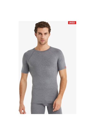 Blackspade Vücuda Oturan İçlik Unisex Termal Tişört Bisiklet Yaka, 2. Seviye Isı Koruma-9258 Gri Melanj Blackspade Vücuda Oturan İçlik Unisex Termal Tişört Bisiklet Yaka, 2. Seviye Isı Koruma-9258 Gri Melanj