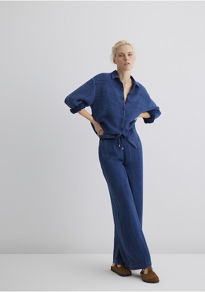 Mavi - Dokulu Indigo Pantolon 1011019-18790 Lacivert