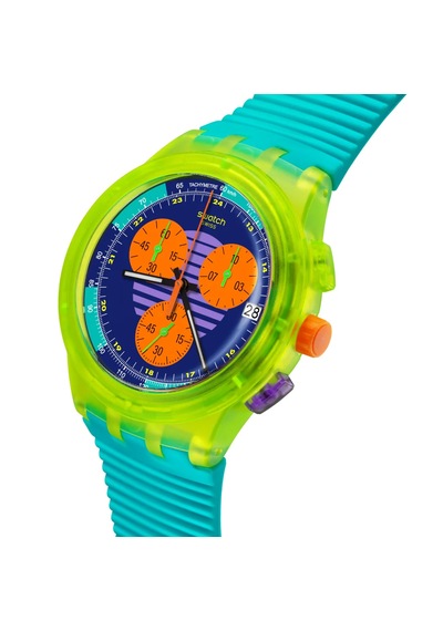 Swatch Susj404 Swatch Neon Wave" Unisex Kol Saati