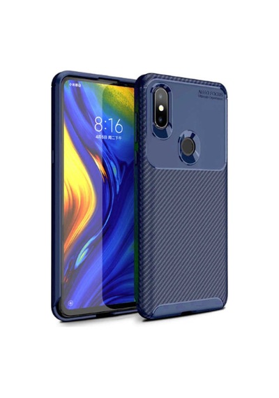 Xiaomi Mi Mix 3 Kilif Karbon Silikon Case 389460811