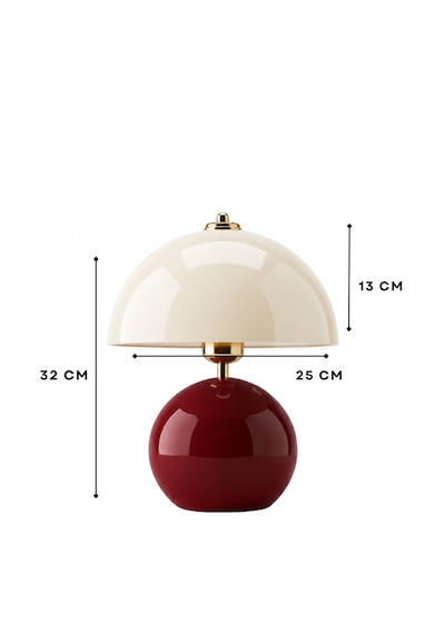 Homing Blush Modern Abajur Şarap-krem