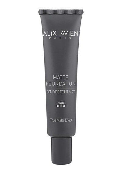 Uzun Süre Kalıcı Doğal Mat Bitişli E Vitamini Içeren Mat Fondöten - Matte Foundation 408 Beige Çok Renkli