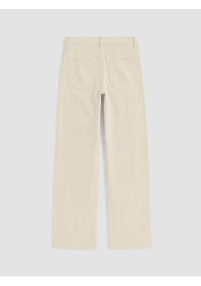Lcw Vision Ekru Straight Fit Kadın Jean Pantolon