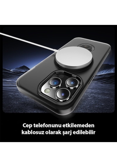 Ally Apple Uyumlu iPhone 14 Plus Magsafe Standlı Manyetik Silikon Kılıf