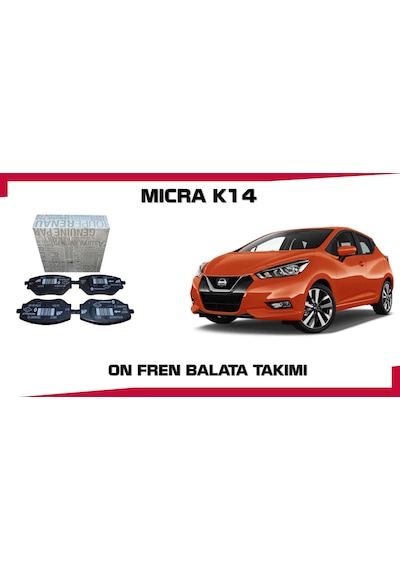 Nıssan Mıcra On Fren Balata Takımı K14 2017