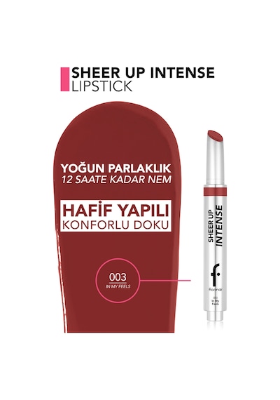 Sheer Up Intense Parlak Bitişli Jel Dokulu Dudak Parlatıcısı 8682536119795 003ınmyfeels