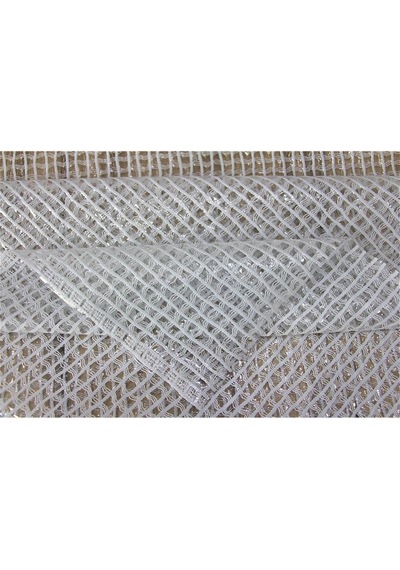 Pvc Şeffaf Kaplama Silinebilir Masa Örtüsü Örgü Hasır Beyaz