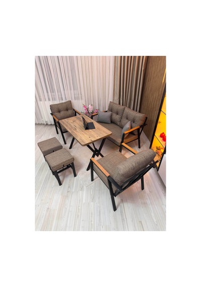 Houseart Mila ,model, Balkon, Bahçe, Cafe, Metal Koltuk Takımı, Bahçe Takımı , Çay Seti, 2+1+1 , Yemek Masası , Balkon Mobilyası Cappuccino Houseart Mila ,model, Balkon, Bahçe, Cafe, Metal Koltuk Takımı, Bahçe Takımı , Çay Seti, 2+1+1 , Yemek Masası , Balkon Mobilyası Cappuccino