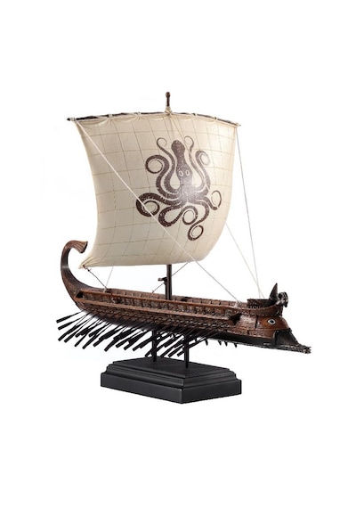 Veronese Koleksiyon Kürekli Ve Yelkenli Yunan Gemisi Figürü 35x26cm