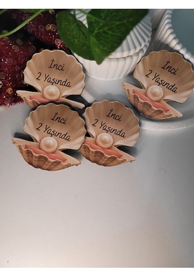 İnci Model Kız Bebek Mdf Magnet 20li