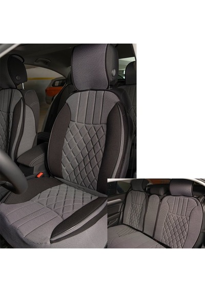 Elegance 5'Li Set Minder Gri-Siyah / Klmny543