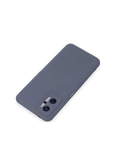 Realme 9i 4g Kılıf Nano İçi Kadife Silikon - Gri Bz8683140579685