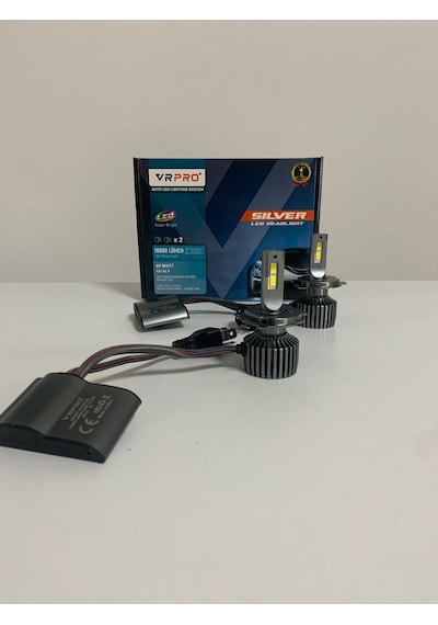 Sılver H4 Led Far Ampulü 60waat 18 Bin Lümen 12v 24v Uyumlu