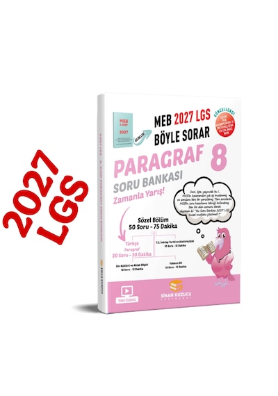 8. Sınıf 2027 Lgs Meb Böyle Sorar Paragraf Soru Bankası Video Çözümlü