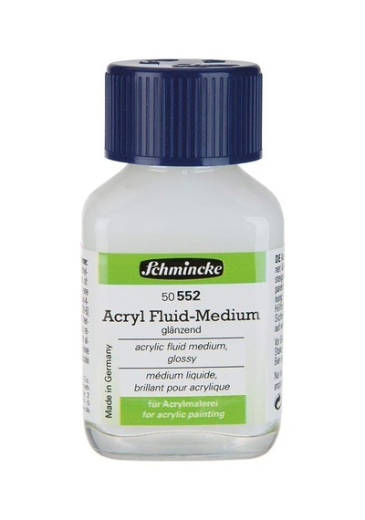 Schmincke Medium 552 Fluid Medium Glossy Parlak Sıvı Akrilik Medyumu 60 Ml Genel