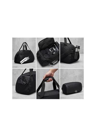 Genel Markalar Unisex Siyah Çok Amaçlı Spor Ve Fitness Çantası Geniş Hacimli El Ve Omuz Askılı Seyahat Çantası Siyah Siyah Genel Markalar Unisex Siyah Çok Amaçlı Spor Ve Fitness Çantası Geniş Hacimli El Ve Omuz Askılı Seyahat Çantası Siyah Siyah