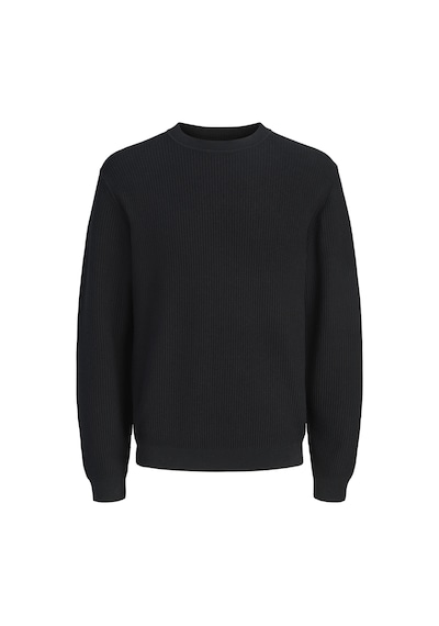 Jack & Jones Jprblaconnor Knıt Crew Neck Siyah