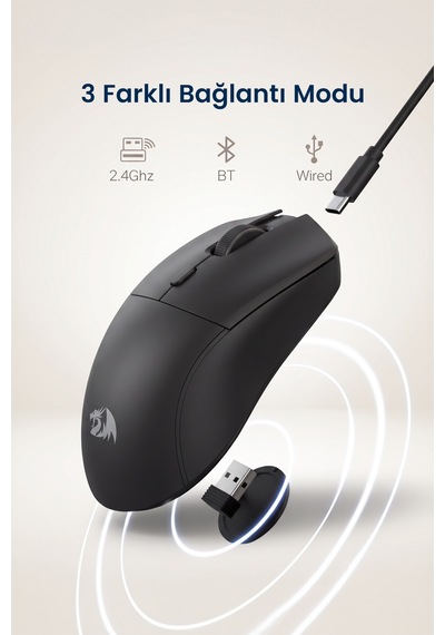 Redragon Ultra Hafif Paw3311 24.000dpı Profesyonel Oyuncu Gaming Mouse M815