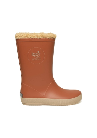 Igor W10293k Splash Dk Borreguito Yağmur Karamel Çocuk Çizme Kahverengi