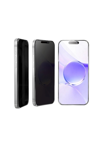 Apple iPhone Uyumlu 13 Pro Max Bilvis 5in1 5d Magic Hayalet Cam Ekran Koruyucu - Siyah 29961406