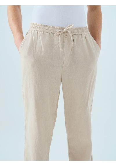 Regular Fit Erkek Pantolon Bej