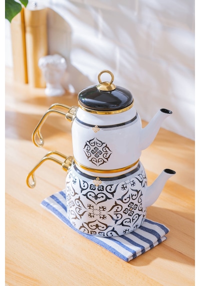 Acar Thea Emaye Mini Çaydanlık Takımı - 1750 Ml Renkli
