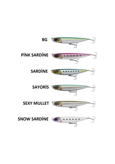 Savage Gear Pop Walker 2.0 7 cm 7 gr F Su Üstü Maket Balık