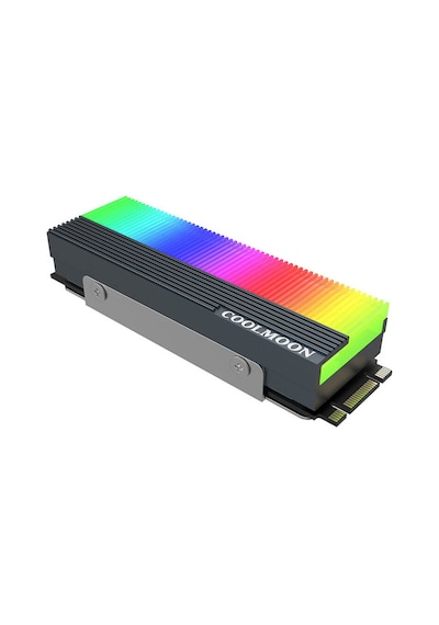 Coolmoon Rgb M.2 Ssd Soğutucu Nvme Ngff 2280 Radyatör Isı Argb