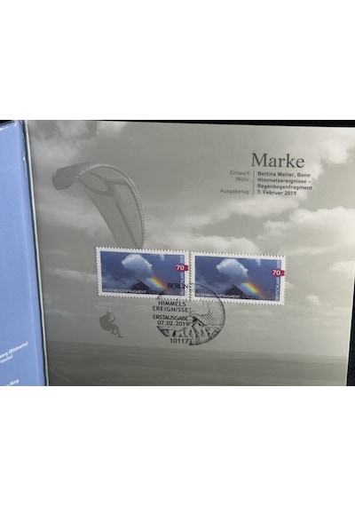 Numisfolder 2019 Almanya 10 Euro Hatıra Sikkesi & İlk Gün Damgalı Pul