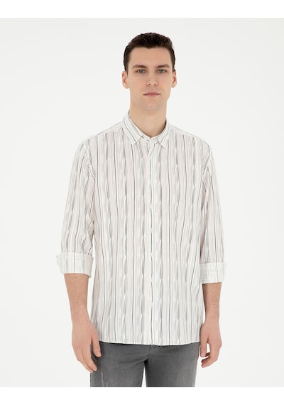 Pierre Cardin Erkek Siyah Gömlek Desenli 50283508-vr046 Siyah