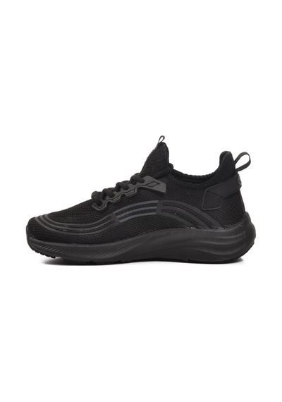 Walkway Onega Siyah-siyah Fileli Unisex Spor Ayakkabı 001